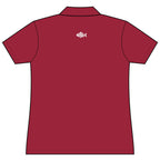 Tees & Stuff Women's Performance Polo — Small Back Fish Logo