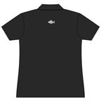 Tees & Stuff Women's Performance Polo — Small Back Fish Logo