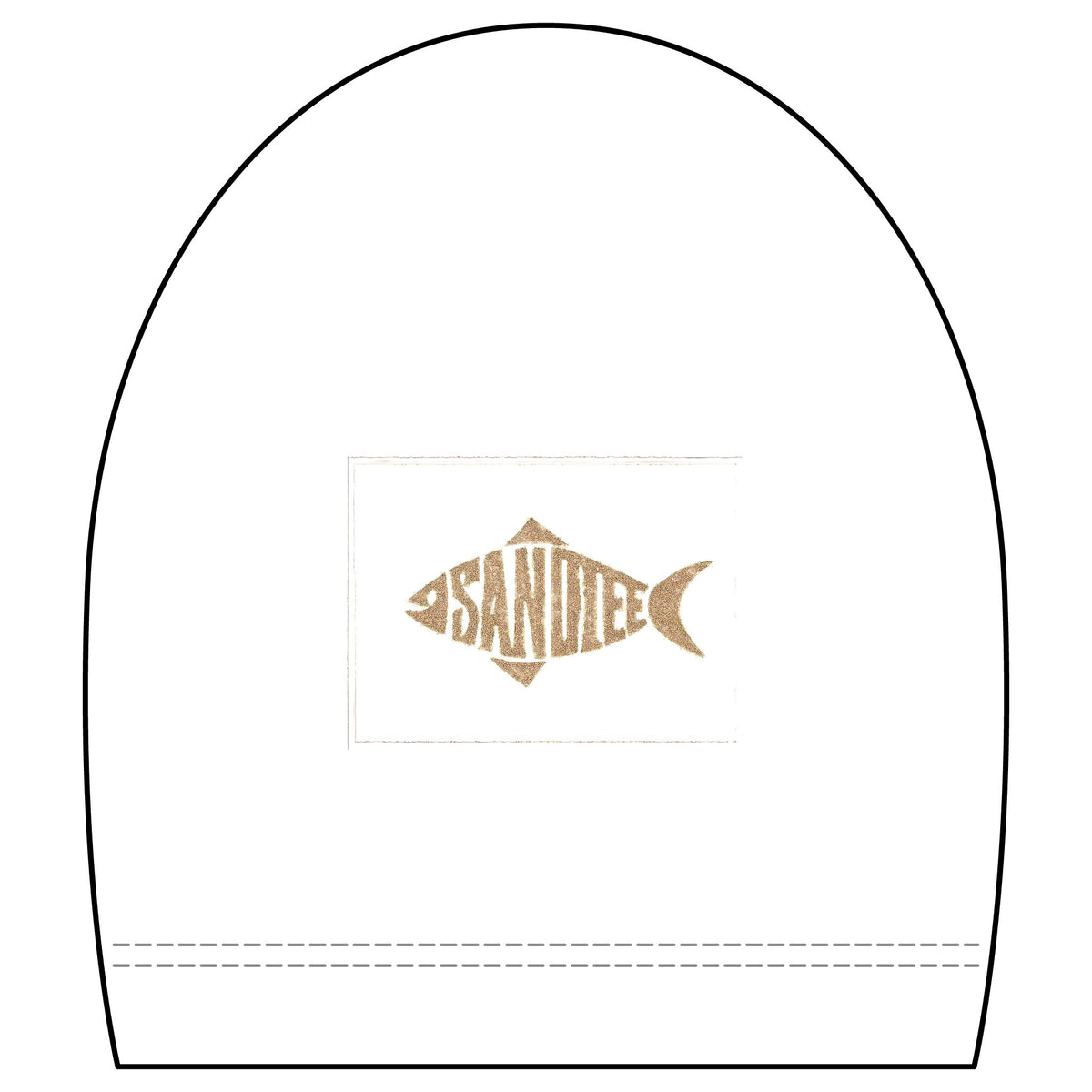Women's Cropped Tee — Sandiego Fish Graphic