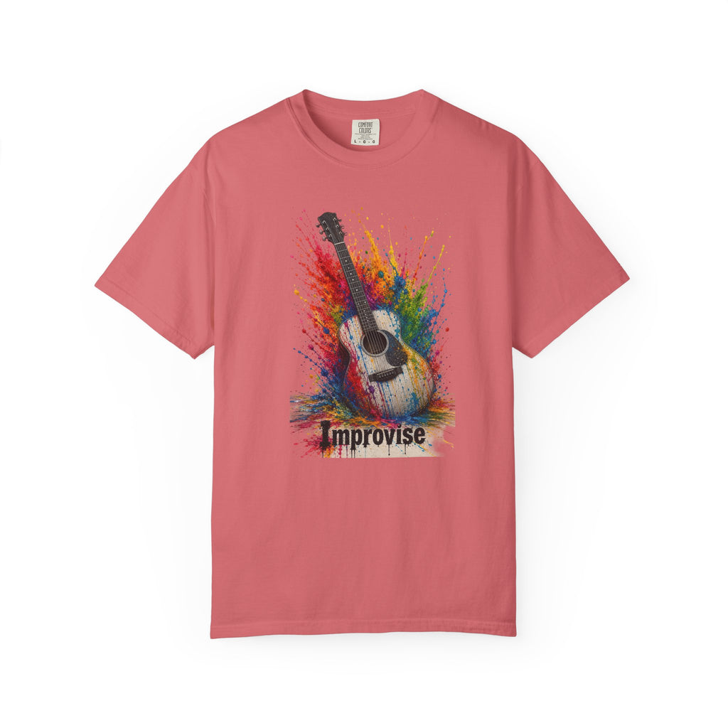 Improvise Guitar Musician T-Shirt